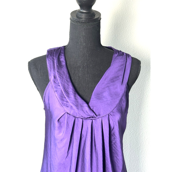 Women's Willi Smith Purple Sleeveless Top Blouse Size M - Picture 16 of 16